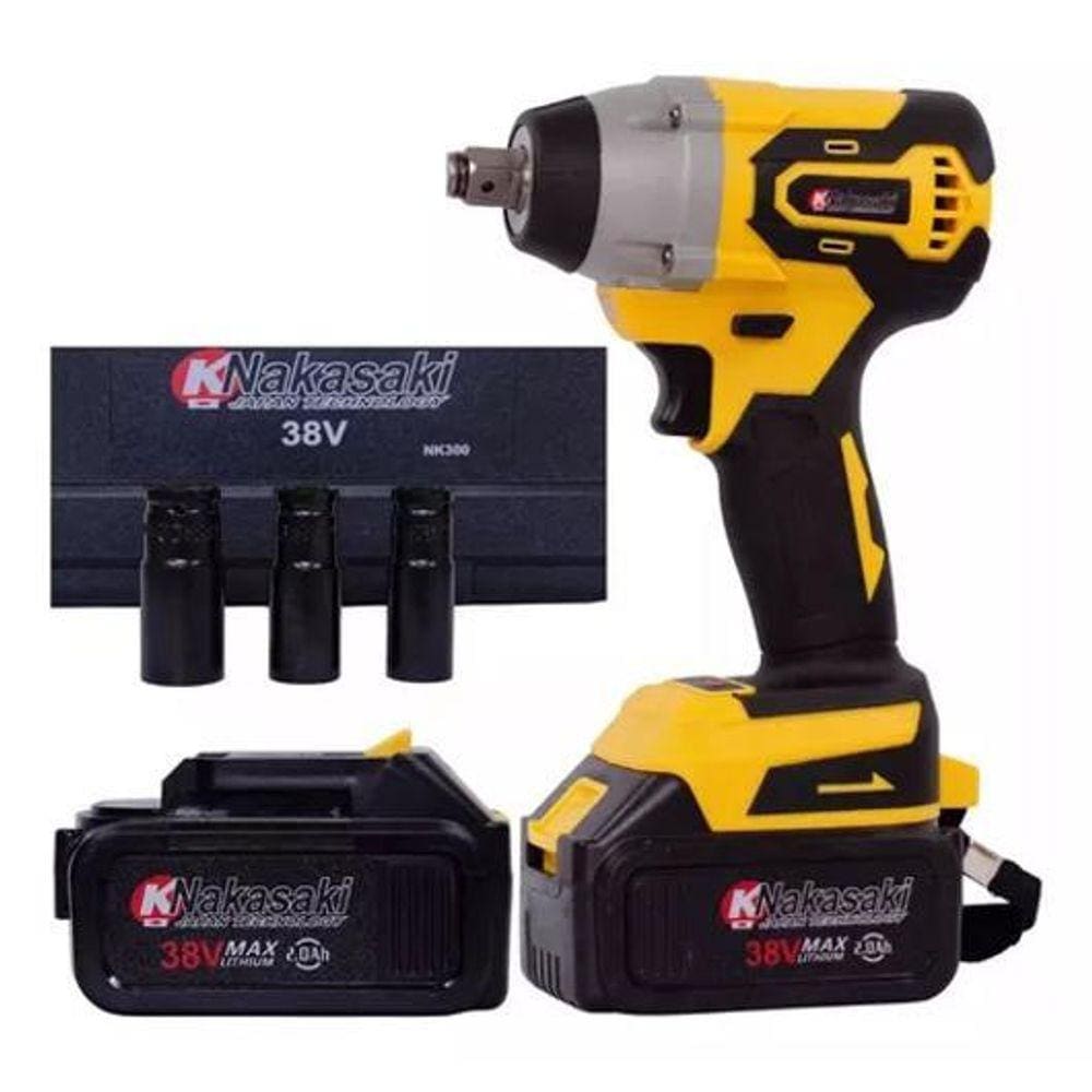 Chave De Impacto 38V 1/2`` Bateria Brushless