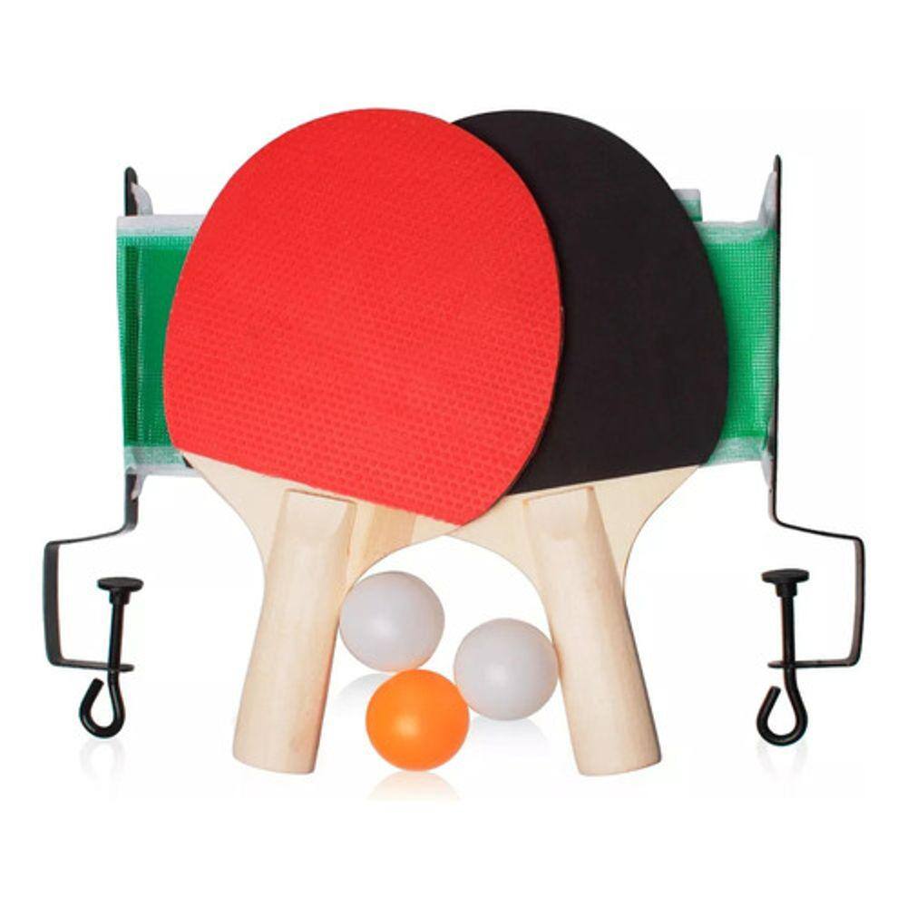 Kit 2 Raquete Tênis Mesa Ping Pong Profissional