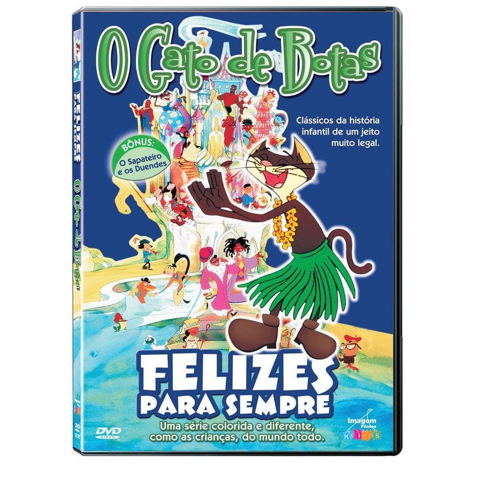 Dvd O Gato De Botas + O Sapateiro E Os Duendes Imagem Filmes