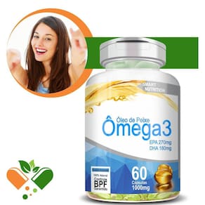 Ômega 3 1000mg - Suporte Cardiovascular E Cerebral
