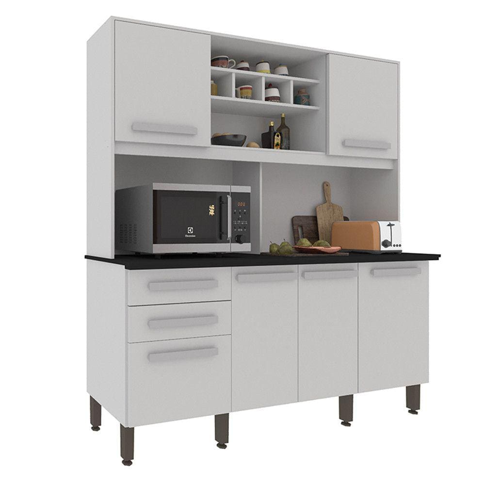 Cozinha Luna Plus 6 Portas 2 Gavetas Imop