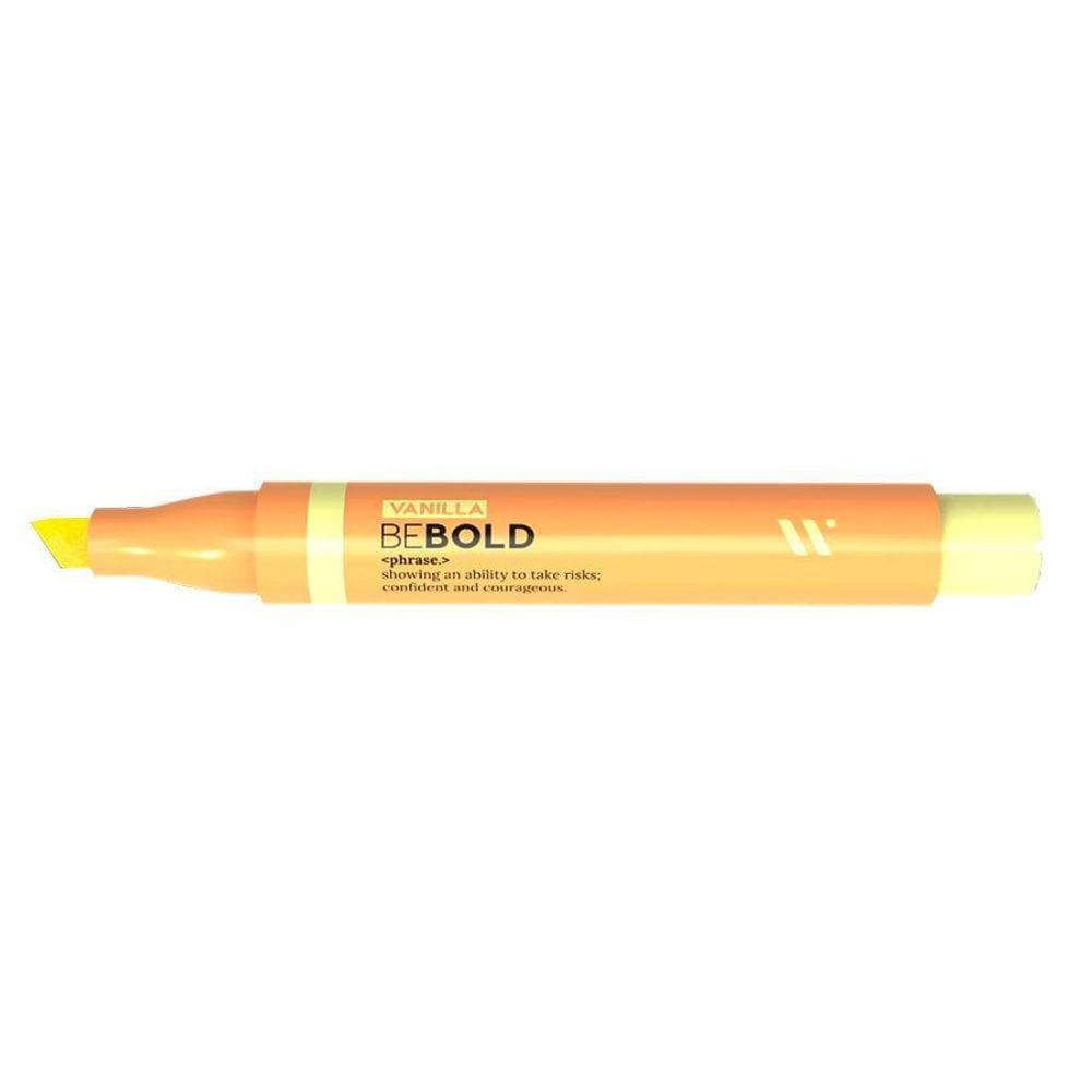 Caneta Marca Texto Be Bold Vanilla Amarelo Perfumada