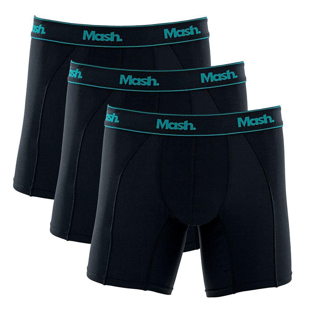 Kit 3 Cuecas Boxer Mash Microfibra Active 140.09