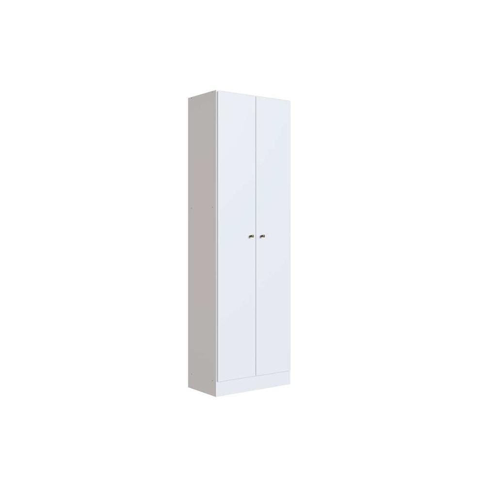 Armário Sapateira Solteiro Xangai c/ 2 Portas Branco - Genialflex