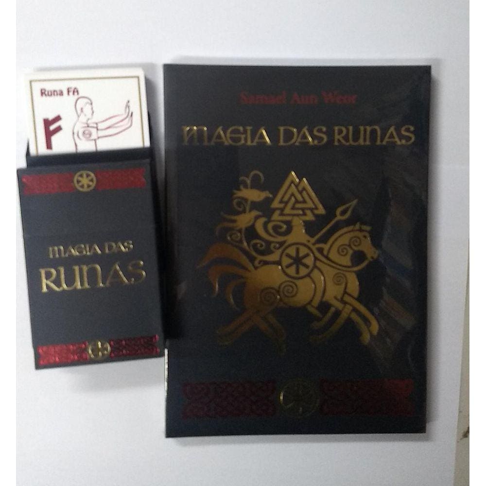 Kit Magia Das Runas Livro E Cartas