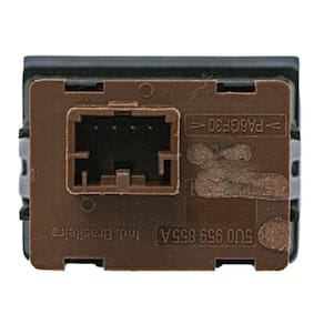 Botão do Vidro Elétrico Gol Voyage G5 Saveiro Traseiro Lado Passageiro Led Vermelho 4 Vias - KOSTAL - 10003241