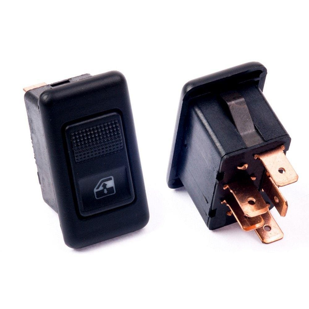 Botão do Vidro Elétrico Ford F1000 F4000 F12000 F14000 Com Moldura 5 Vias - Kostal - 3900020