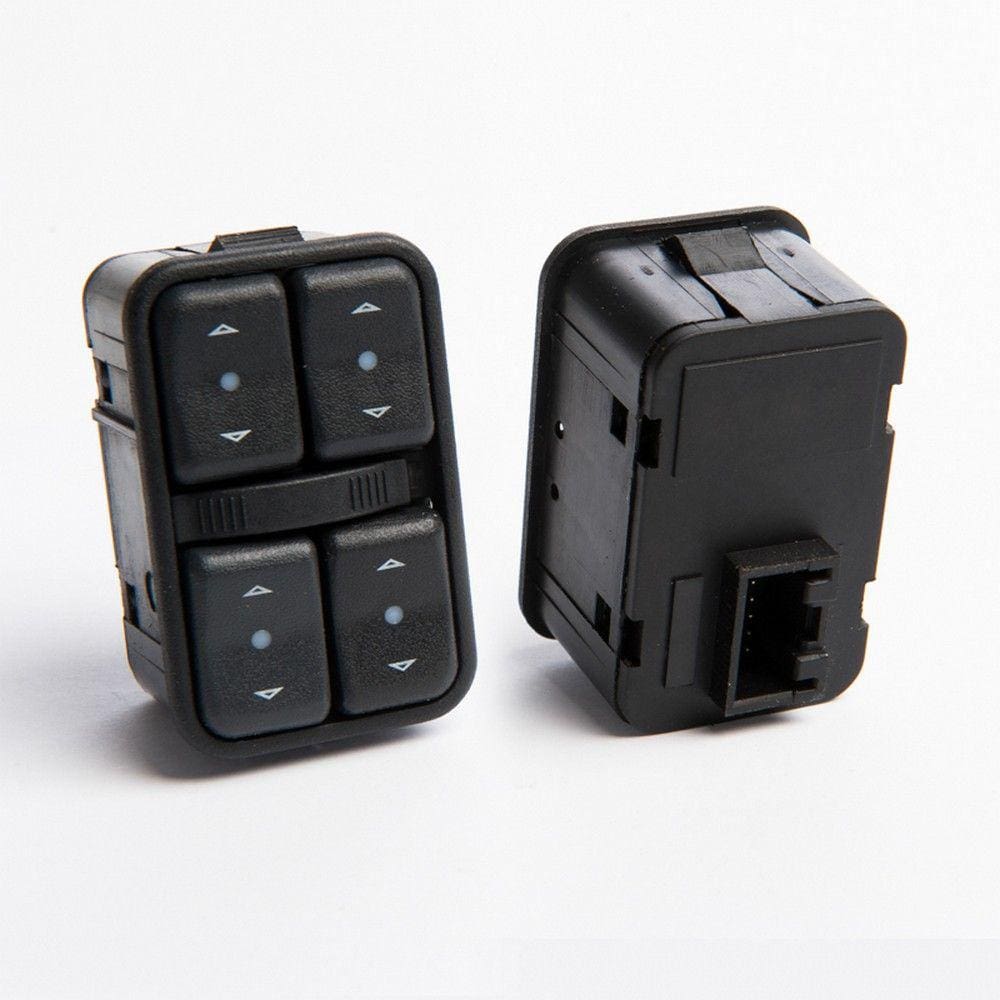 Botão do Vidro Elétrico Astra Celta Corsa Meriva Prisma Zafira Dianteiro Lado Motorista LED Laranja - Kostal - 3933400