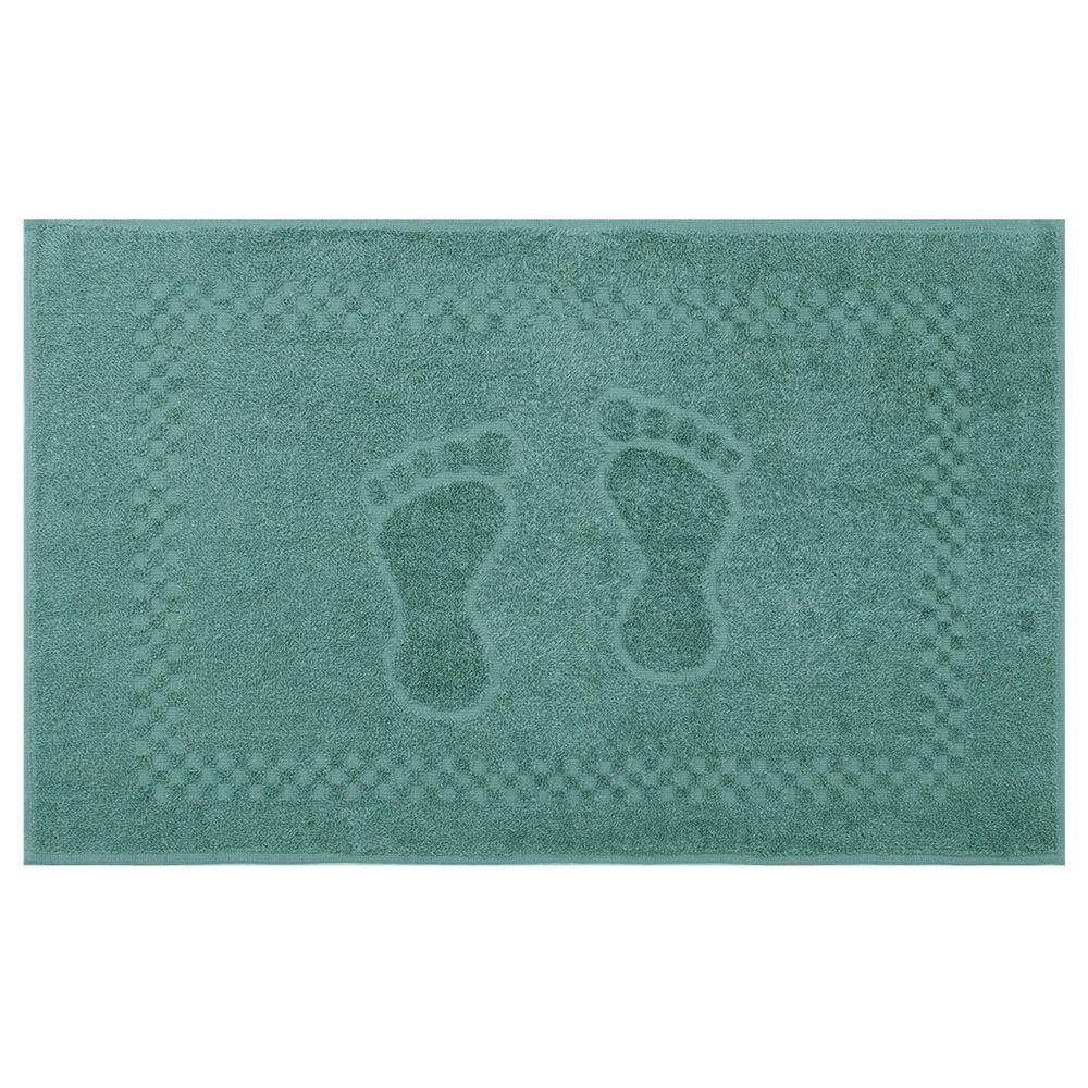 Toalha de Piso Pezinho 100% Algodão 45x68cm Appel Verde Inglês