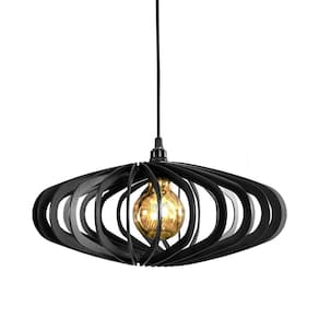 Luminária Teto Lustre Pendente Balcão Cozinha Sala Egito Cor:preto