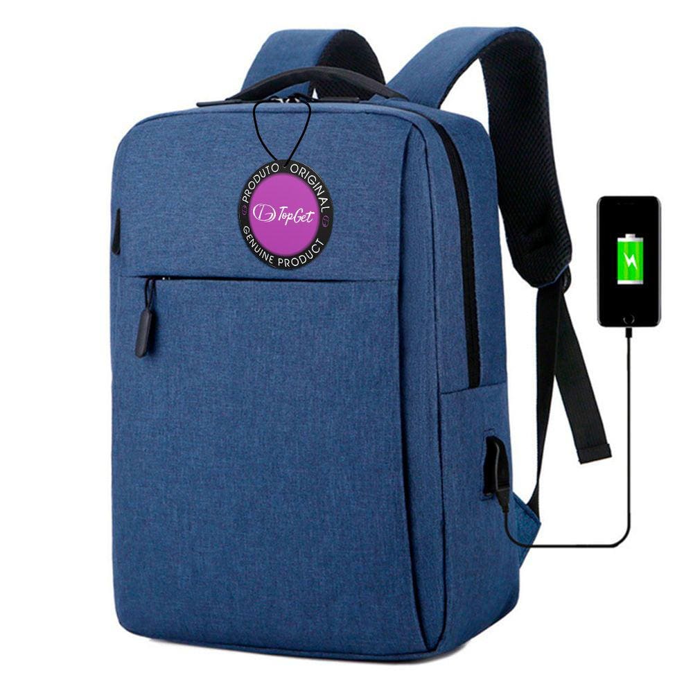 Mochila Impermeável para Notebook com USB TechBlend TopGet