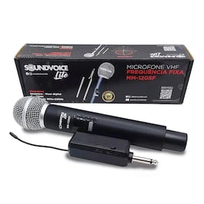 Microfone Sem Fio Dinâmico Cardióide Soundvoice MM120 SF