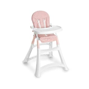 Cadeira de Papá Alta Premium Branca Rosa Galzerano