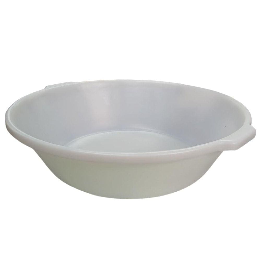 BACIA EM PEAD 18L 49,5x13CM NATURAL TACHO PEAD