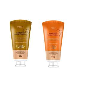 La belle kit Creme Para Mãos Hidratante Castanhas e Manga