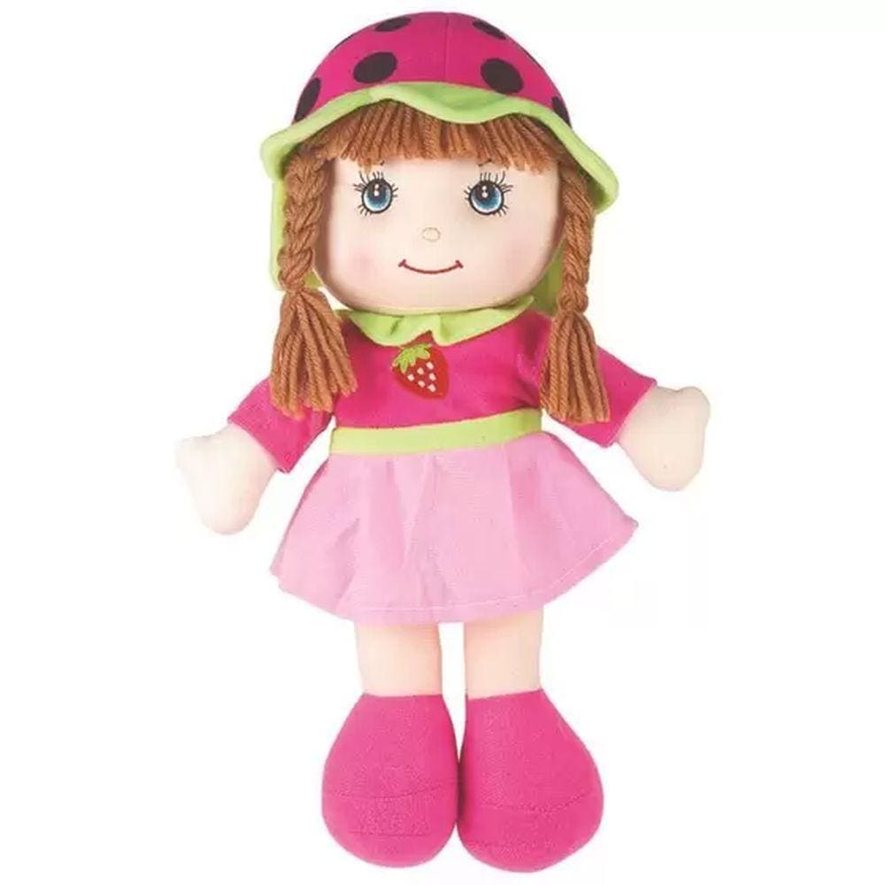 Boneca de Pano Baby Fruit Morango 790-2 Mod.2 - Braskit