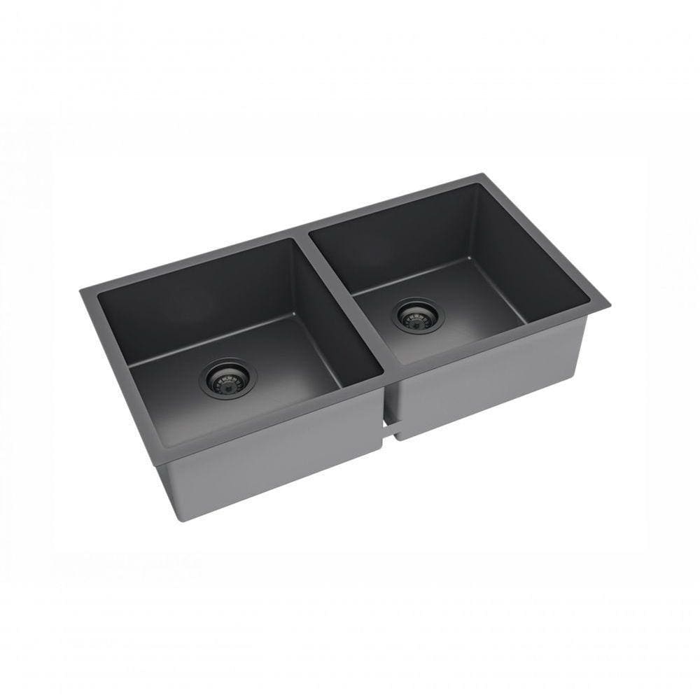 Cuba Dupla De Embutir Com Válvula Primaccore Pvd Nano Black - Debacco