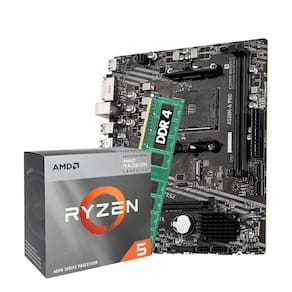 Kit Upgrade Amd Ryzen 5 4600G + Placa Mãe A520M + 16Gb Ddr4