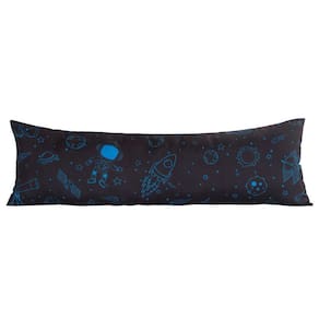 Capa Travesseiro Corpo Gigante 1,45X0,45 Fronha Astronauta