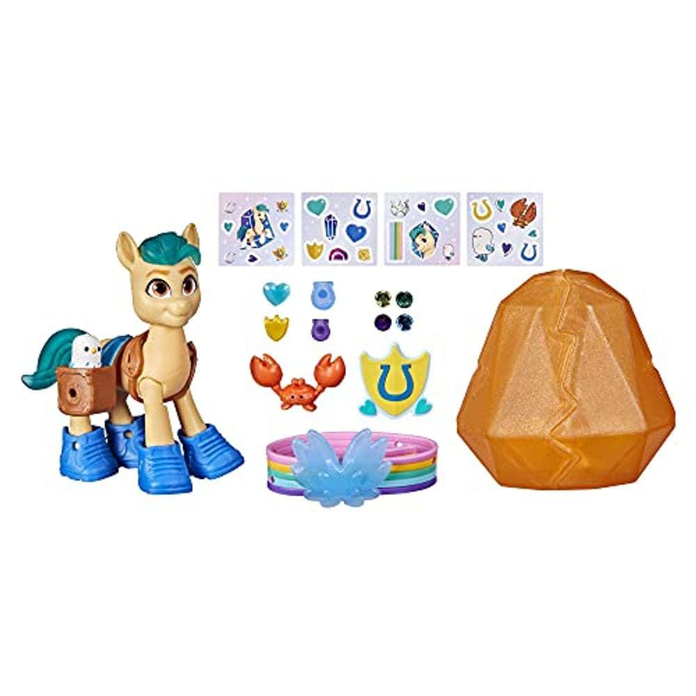 Pônei Mágico: Aventura em Cristal - Brinquedo 7.6 cm com Acessórios Surpresa, Pulseira da Amizade