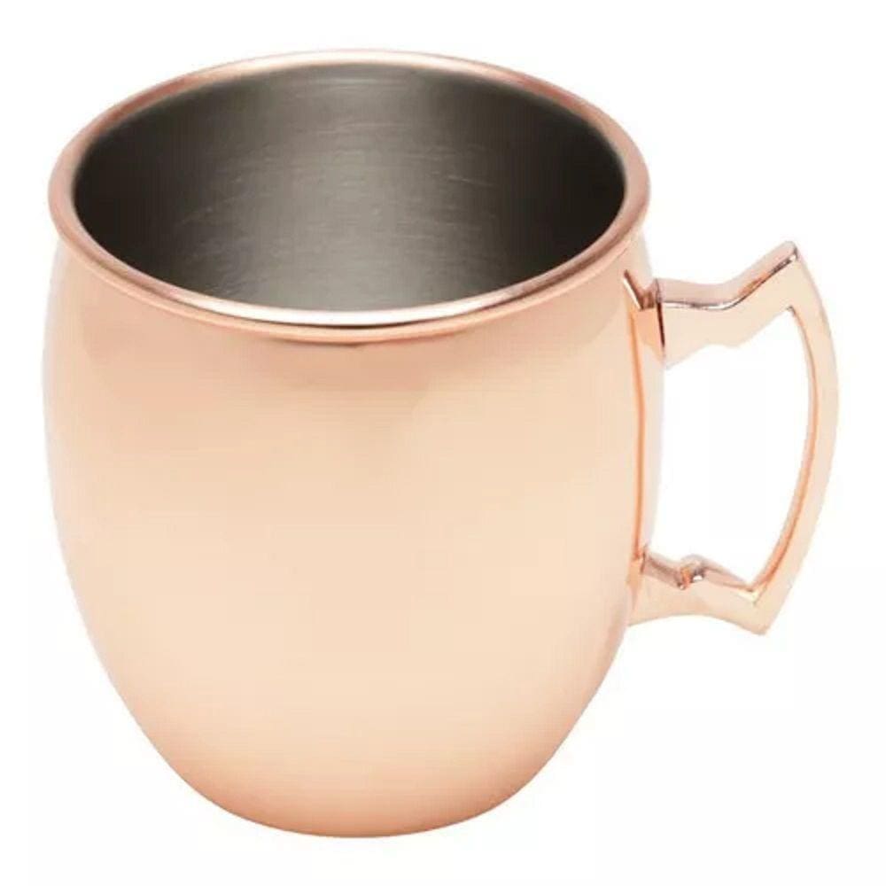 Caneca Moscow Mule Grande 680ml Inox Cobre Bebidas Drink Coquetéis Sofisticado Clássico Gourmet