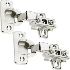 2pç Dobradiça Caneco Pressão Curva Porta Armário Móveis 35mm