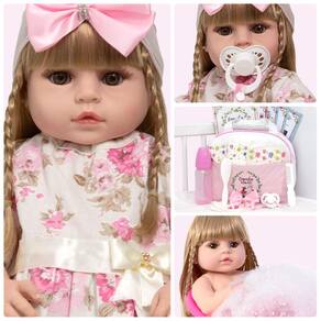 Boneca Bebe Reborn Barata Menina Princesa Enxoval - Chic Outlet - Economize  com estilo!