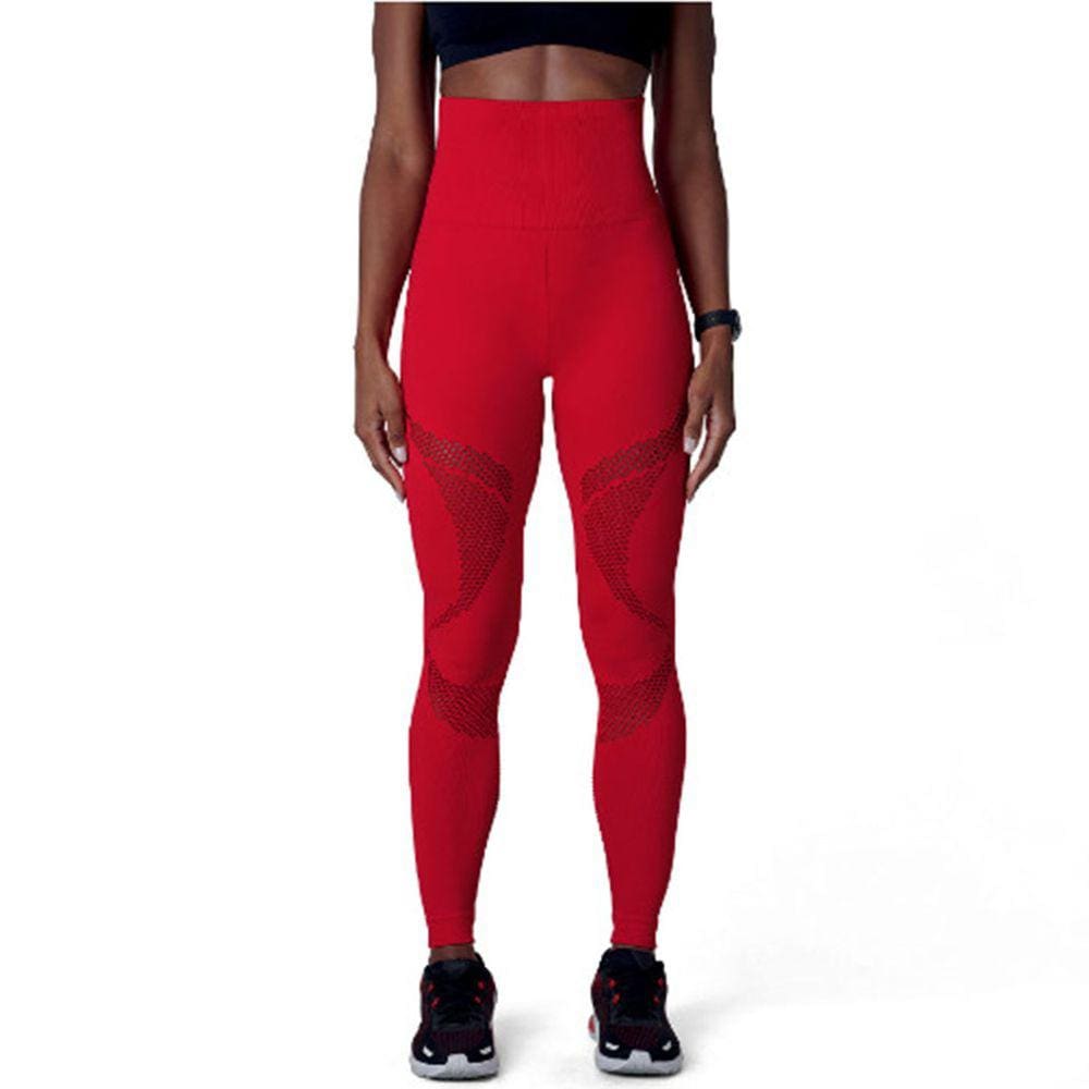 Calça Legging Lupo Lsport Arrastão Feminina - Vermelho