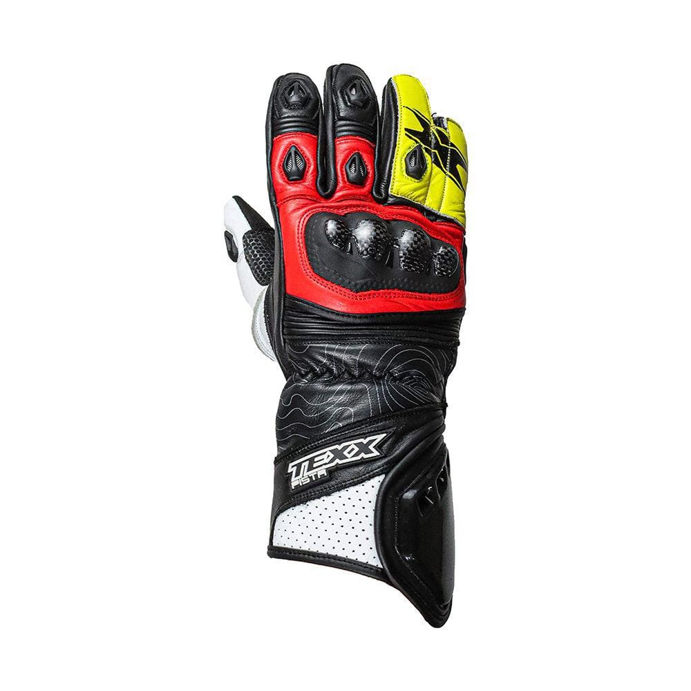 Luvas Texx Pista V2 Verm Amarel    S
