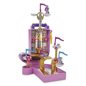 Meu Pequeno Pônei Mini Mundo Compacto Zephyr Heights, Jogo com Pônei Princesa Pipp Petals