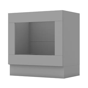Balcão Forno de Embutir 80cm Americana com Tampo Cooktop - Móveis Henn