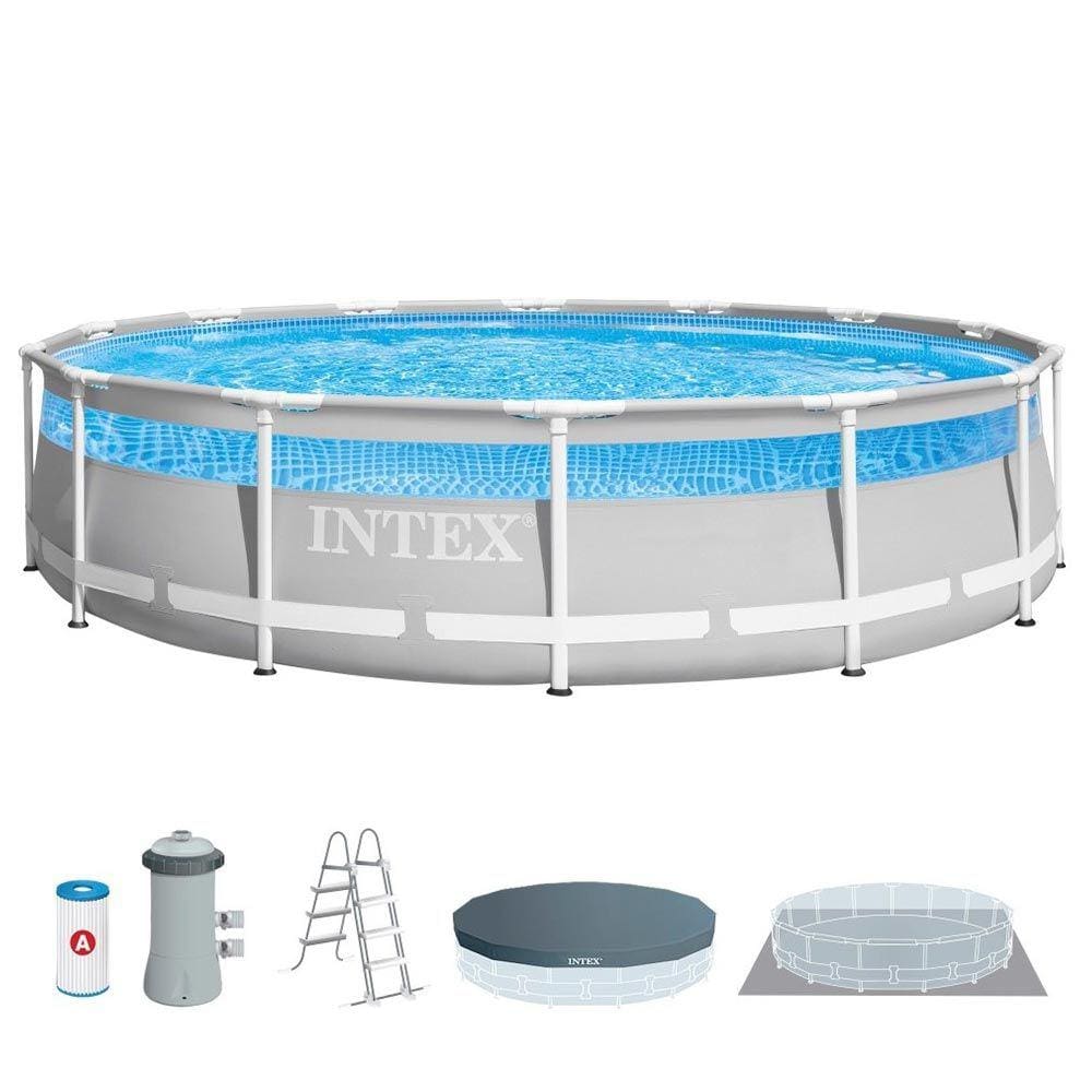 Piscina Estrutural Circular Clearview Completa 12.706 Litros 110v Intex