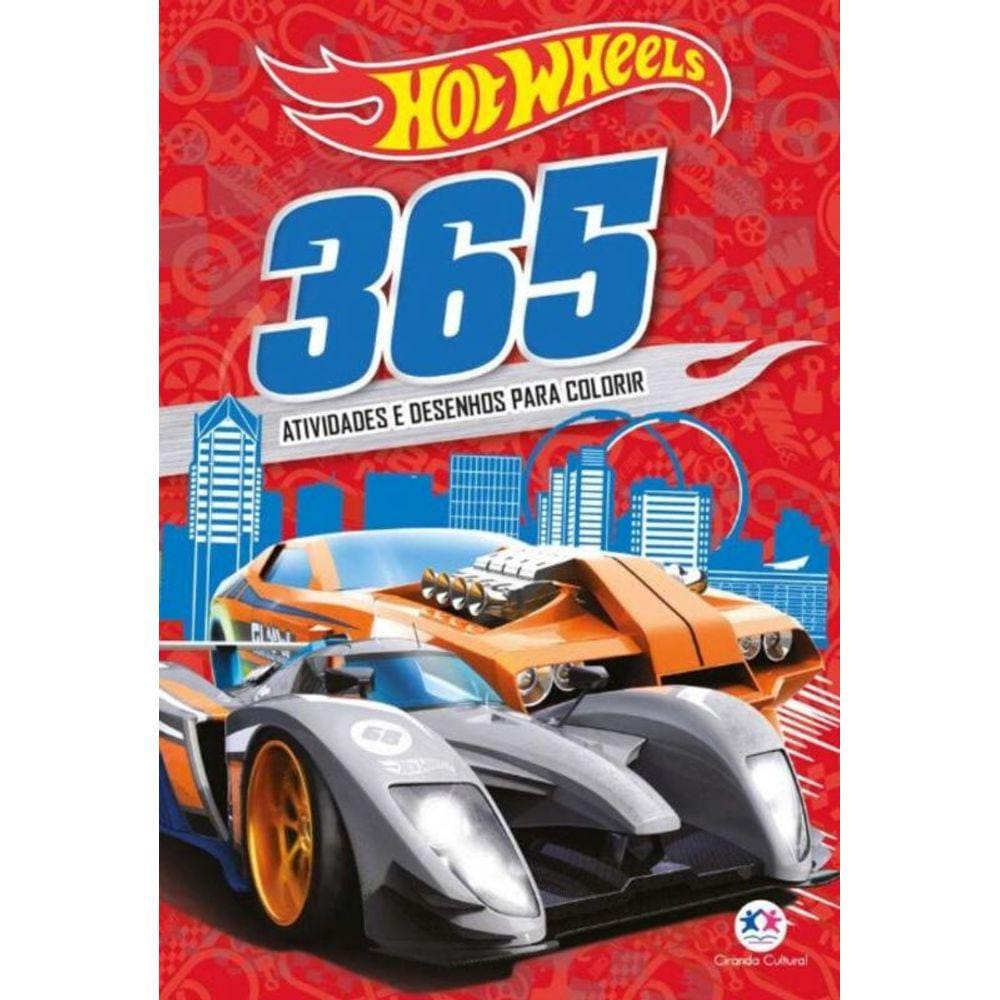 365 Atividades E Desenhos Para Colorir Hot Wheels