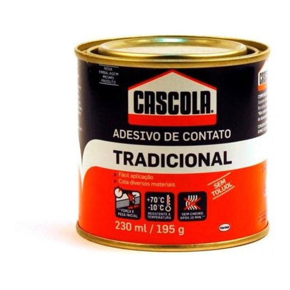 Cola adesivo de contato 195g Cascola Tradicional