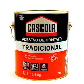 Cola adesivo de contato 2,8kg Cascola Tradicional