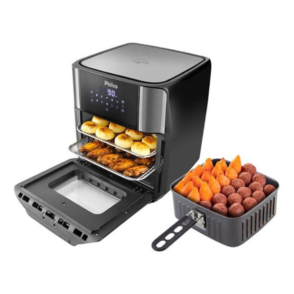 Fritadeira Eletrica sem OleoAir Fryer Philco 2 em 1 Air Fry e Forno 11