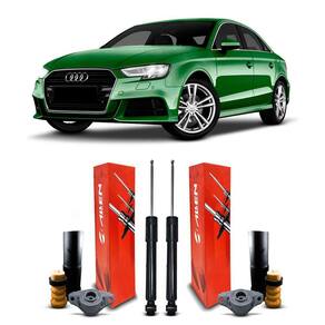 2 Amortecedores + Kit Traseiro Audi A3 1.4 Sedan 2013 A 2021