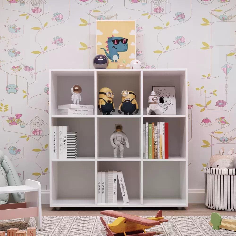 Nicho Organizador 9 Prateleiras Movelbras Branco
