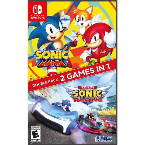 Imagem do produto Sonic Mania + Team Sonic Racing Double Pack Switch - Físico  em Ponto Frio