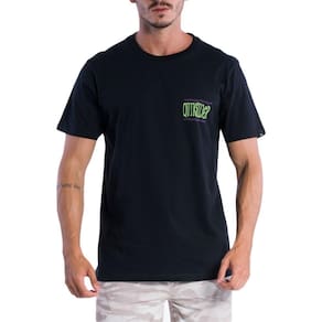 Camiseta Quiksilver Taking Roots SM24 Masculina Preto
