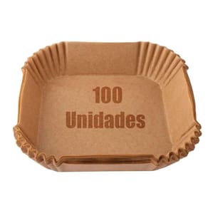 Forma Quadrada Fritadeira Elétrica Papel Descartável 100 Pçs