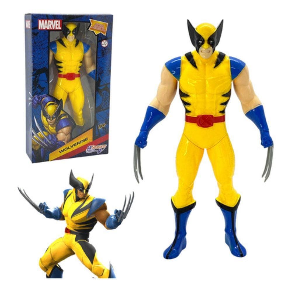 Boneco Wolverine Marvel X-men Com Garras Articulado 22cm Top