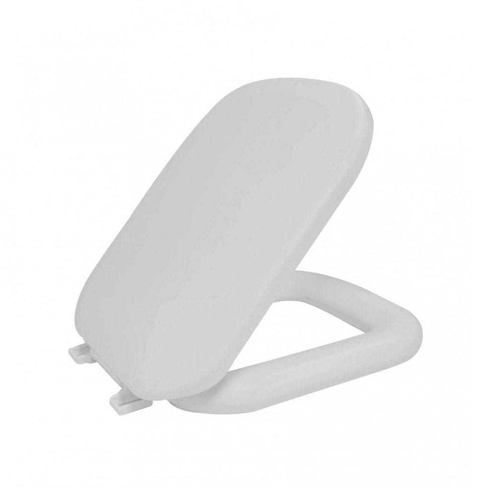 Assento Sanitário Lirio Branco Tampa para Vaso Fiori Almofadado