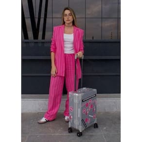 Calca Alfaiataria Risca De Giz Cintura Media Myft Feminino