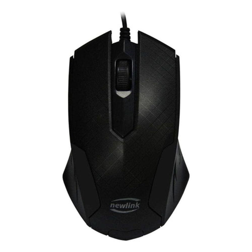Mouse USB 1000 dpi newlink grid MO228 preto