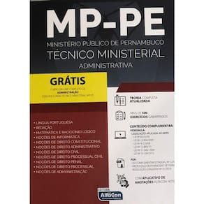 Mp-Pe: Ministério Público De Pernambuco – Técnico Ministerial