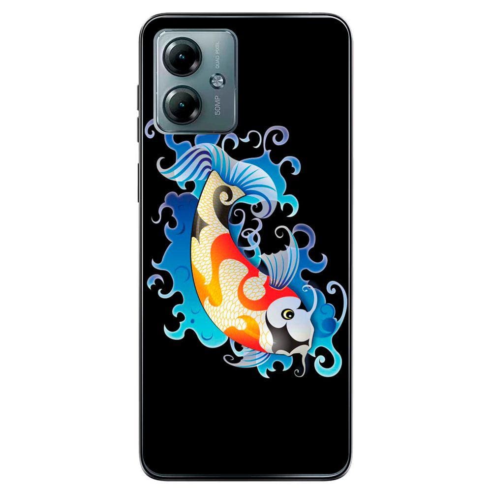 Capa Adesivo Skin053 Verso Para Motorola Moto G14