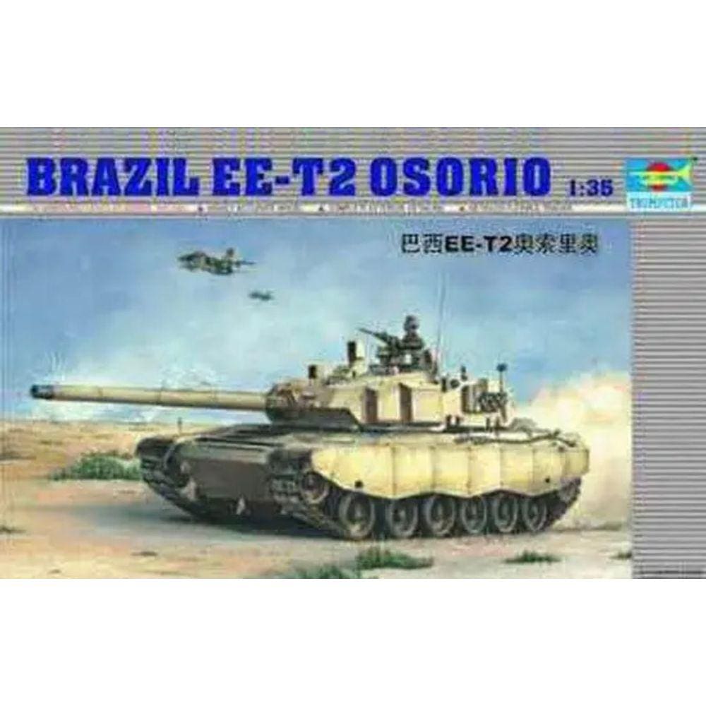 Tanque Brasil Ee-72 Osorio Trumpeter, 1:35 Plastimodelismo