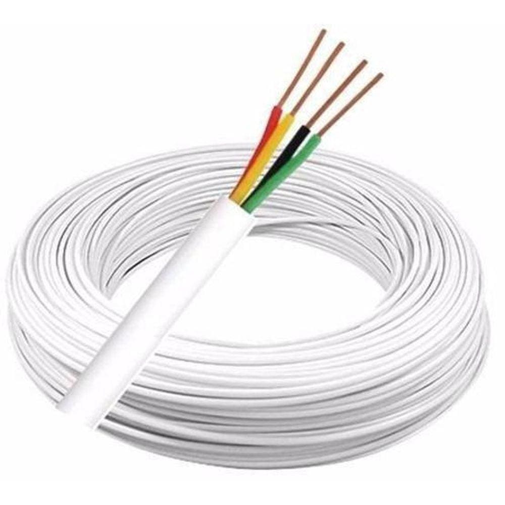 Fio Cabo Alarme 4 Vias 0,50Mm Interfone 200M  4X50  4L5