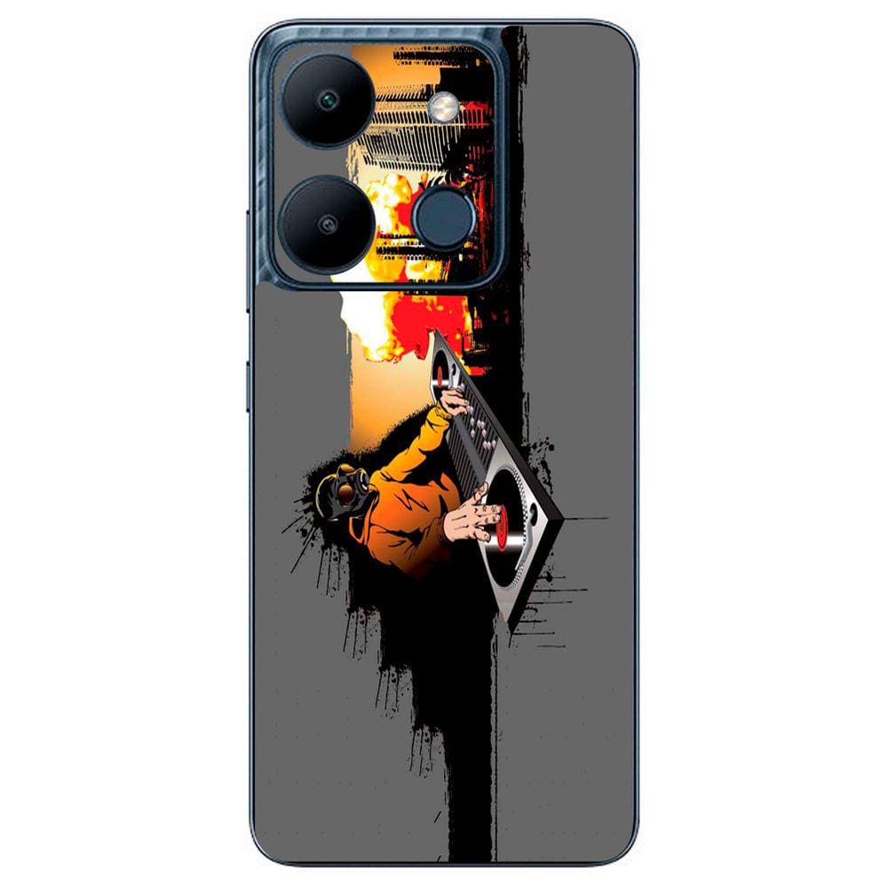 Capa Adesivo Skin264 Verso Para Infinix Smart 7 X6515